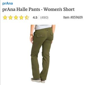 NWT Prana Halle Pant Sz 10 Short